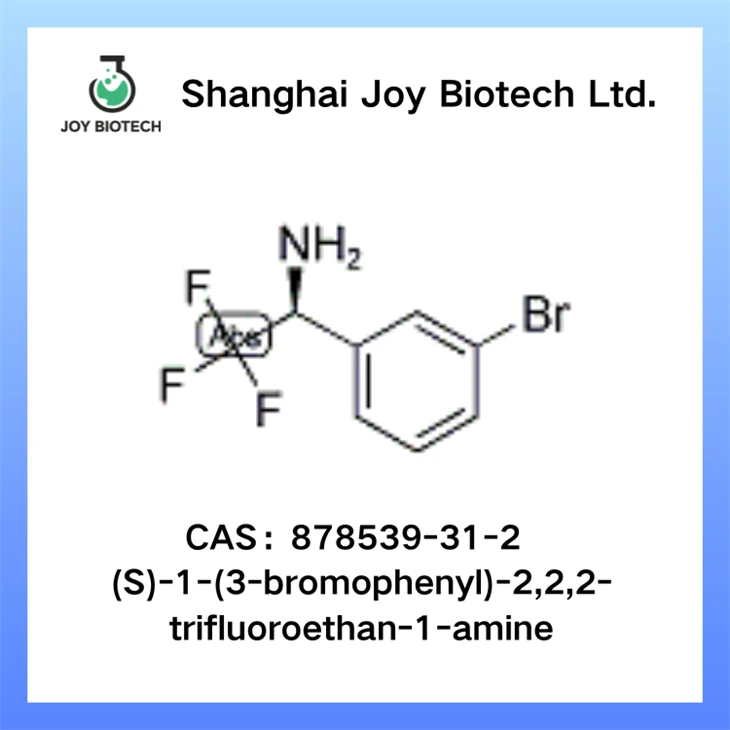 (S)-1-(3-Bromphenyl)-2,2,2-trifluorethan-1-amin CAS-NR. 878539-31-2