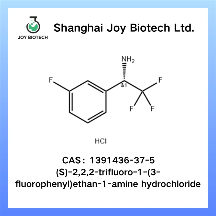 (S)-2,2,2-trifluor-1-(3-fluorphenyl)ethan-1-amin Hydrochlorid CAS-NR. 1391436-37-5