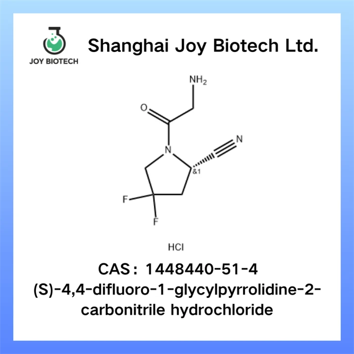 (S)-4,4-Difluor-1-glycylpyrrolidin-2-carbonitril-Hydrochlorid CAS-NR. 1448440-51-4